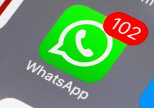 ícone do whatsapp com notificações